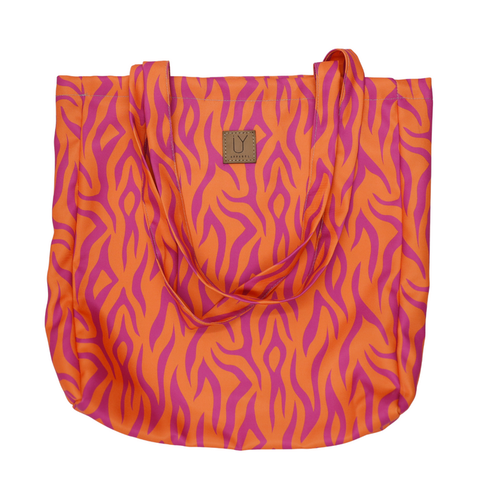 Cotton Tote - Tangerine Tiger