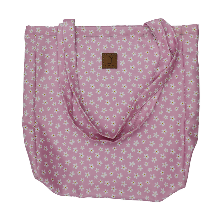 Cotton Tote - Pink Daisy