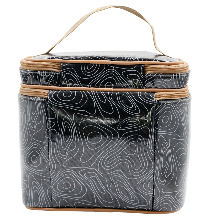 Stand Up Toiletry Bag - Crazy Contours