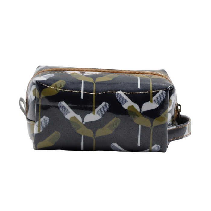 Cosmetic Bag - Banana Leaf Midnight Green