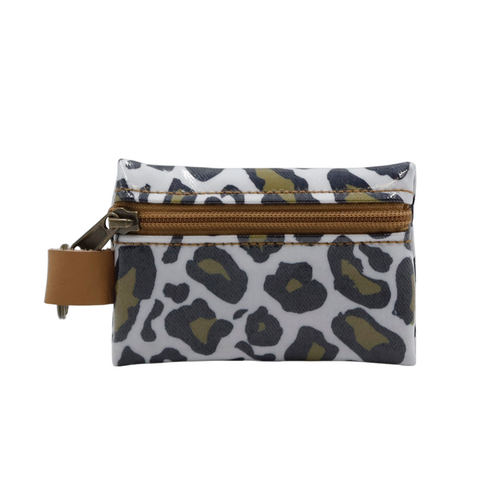 Keyring Pouch - Leopard Khaki