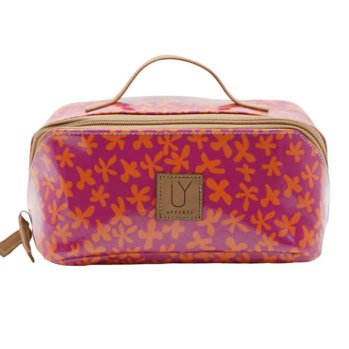 Large Cosmetic Bag - Hot Daisy