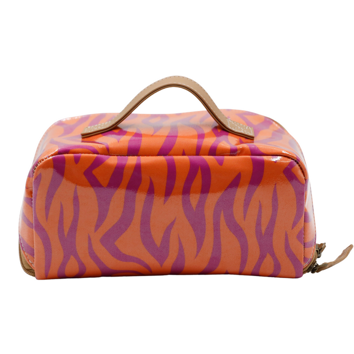 Large Cosmetic Bag - Tangerine Tiger