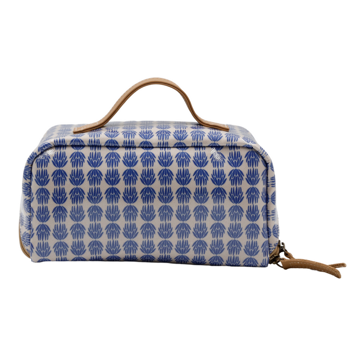 Large Cosmetic Bag - Protea Blue