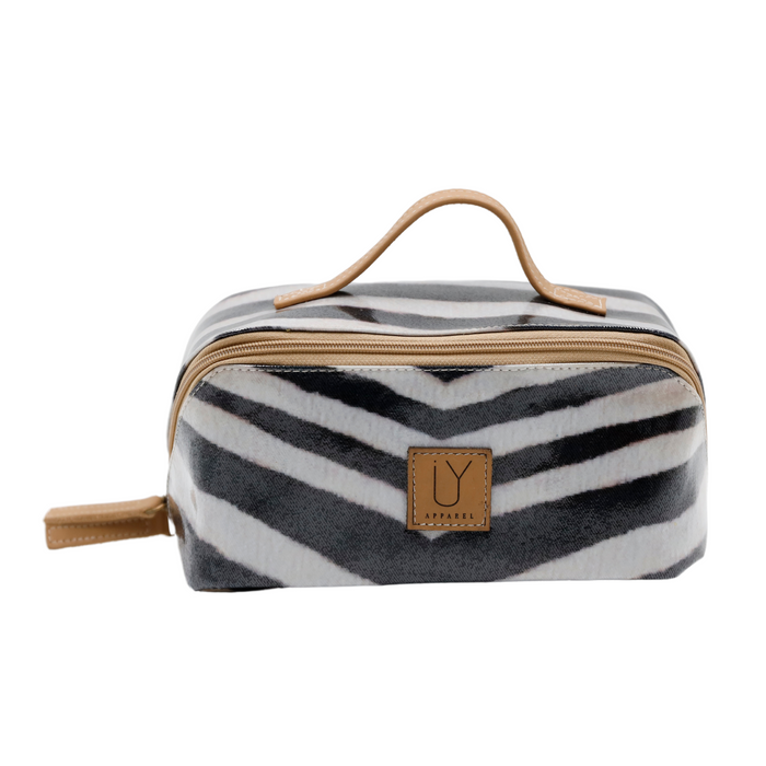 Large Cosmetic Bag - Zebra