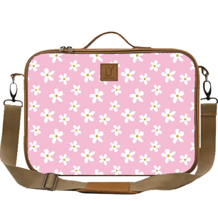 Laptop Bag - Pink Daisy