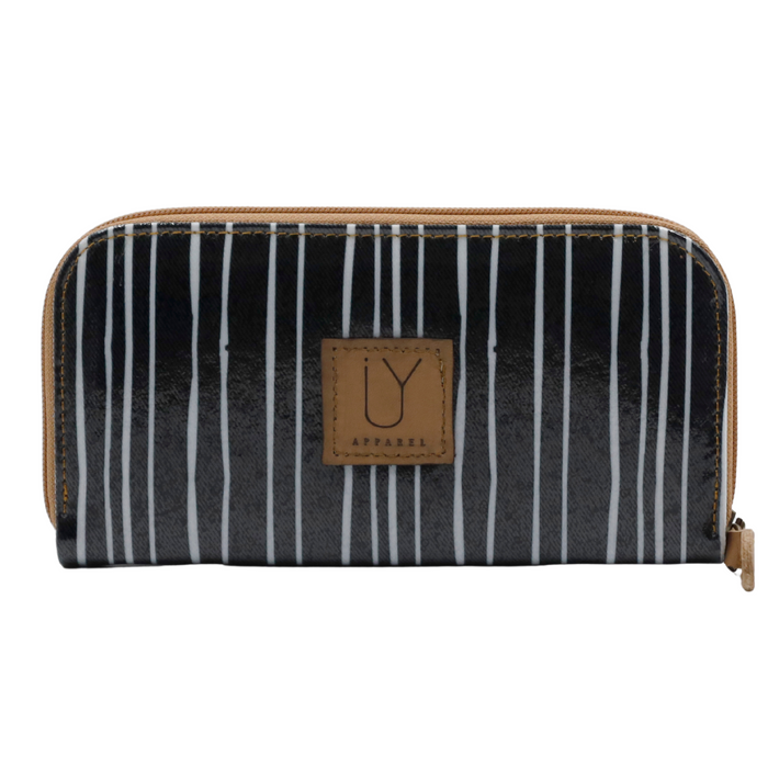 Wallet - Stripe Black and White