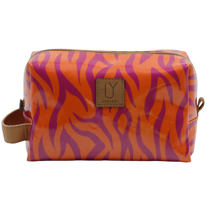 Soft Cosmetic Bag - Tangerine Tiger