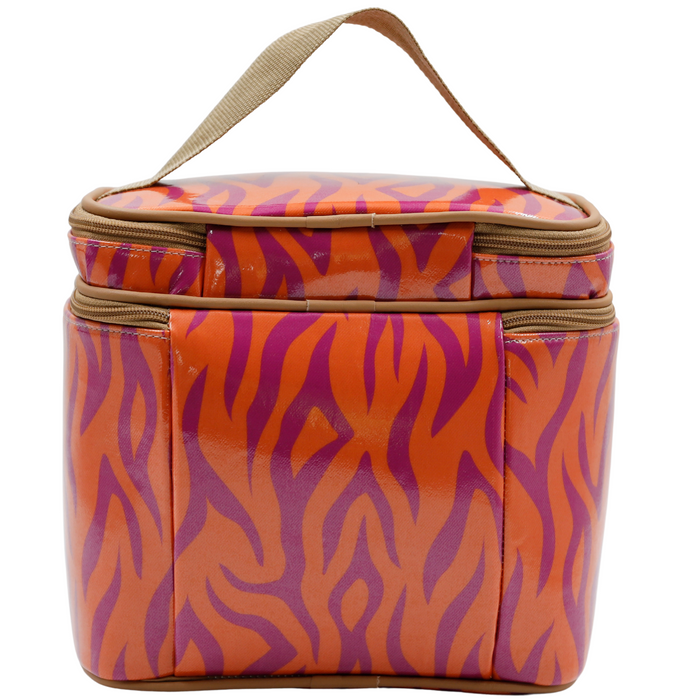 Stand Up Toiletry Bag - Tangerine Tiger