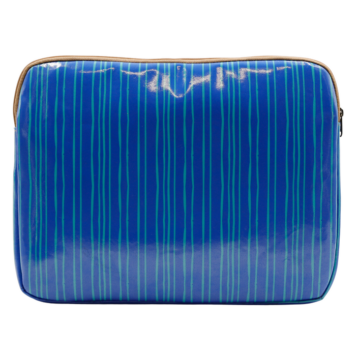 Laptop Sleeve Large - Stripe Aqua