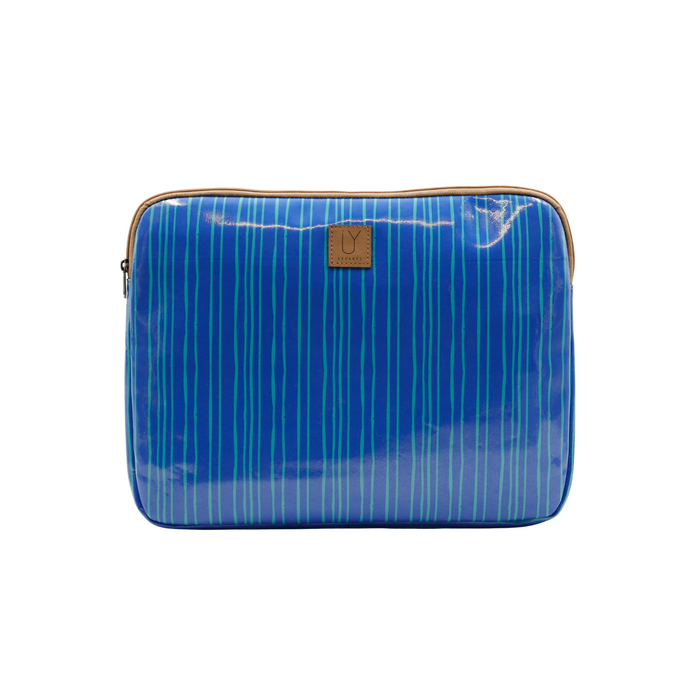 Laptop Sleeve Medium - Stripe Aqua